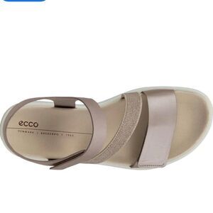 ECCO FLOWT 2 BAND SANDAL GREY ROSE METALLIC